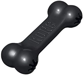Kong Dog Goodie Bone Extreme Color:Black Size:Medium Pack of 2