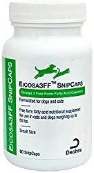 Dechra Eicosa3FF SnipCaps (Small), for Dogs Up to 60lbs, 60 Count, Model Number: 1810078
