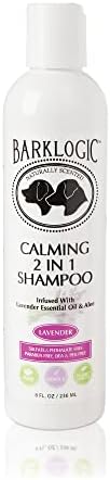 BarkLogic 2 in 1 Dog Calming Shampoo & Conditioner, Lavender, 8oz