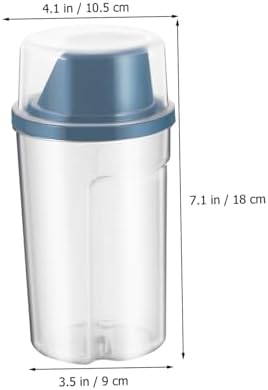 3sets Pet Food Storage Container Airtight Cat Food Holder 1000ml Wide Mouth for Freshness Preservation 2pcs*3