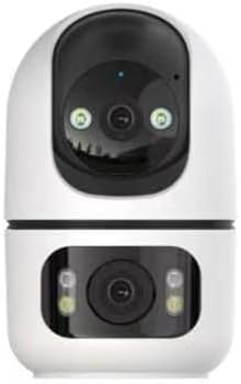 ONNO 3MP Dual Lens Security Camera Indoor, PTZ WiFi Baby Monitor Pet Camera with 2-Way Audio, Color+IR Night Vision, 355° Pan Tilt, Motion Detection, SD Card & Cloud Storage, Type-C Power