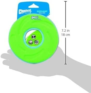 Chuckit! Zipflight Amphibious Flying Ring - Assorted Small - 6 Inch Diameter (1 Pack) - Pack of 2