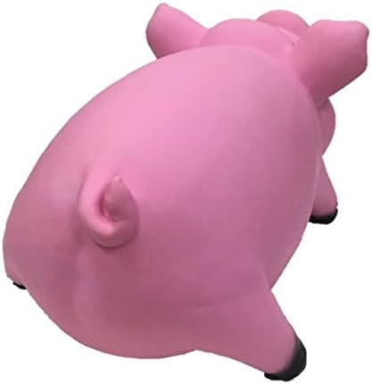 Latex Smiling Pig Design Dog Toy (Pink)