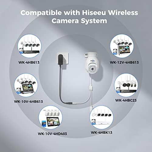 Hiseeu 5MP Outdoor Security Camera, WiFi Cameras for Home Security