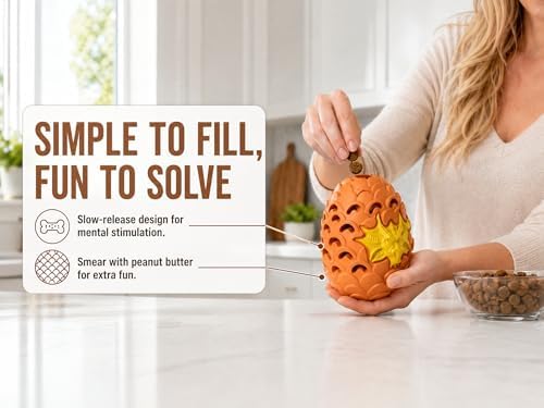 Dragon Egg Dog Chew Toys for Power Chewers - Toughest Indestructible | Treat Dispenser for Medium Large Aggressive Heavy Chewers, Interactive Puzzle, Easy Clean