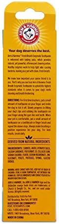 Arm & Hammer for Pets Dental Enzymatic Toothpaste for Dogs | No More Doggie Breath | Dog Toothpaste Safe for All Dogs and Puppies, Advanced Care, Chicken Flavor 2.5 Ounce (Pack of 2)