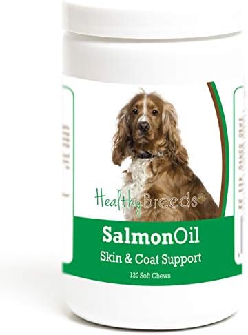 Healthy Breeds English Cocker Spaniel Salmon Oil Soft Chews 120 Count