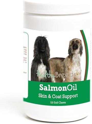 Healthy Breeds Afghan Hound Salmon Oil Soft Chews 120 Count