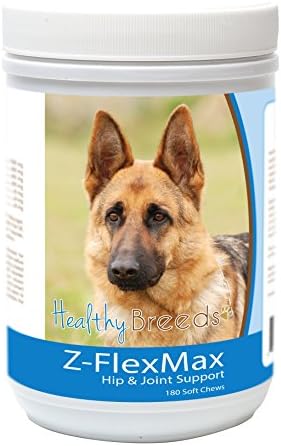Healthy Breeds German Shepherd Z-Flex Max Dog Hip and Joint Support 180 Count