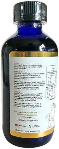 Companion60 Extra Strength - Natural Hip and Joint Supplement for Dogs and Horses. Inflammation and Pain Relief. Digestion and Immune Support.
