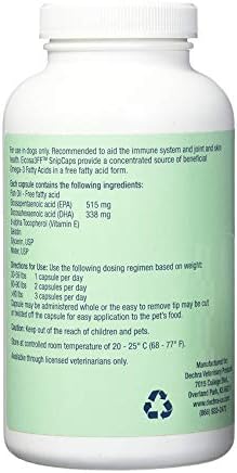 Dechra Eicosa3FF SnipCaps (Large), for Dogs Over 30lbs, 120 Count
