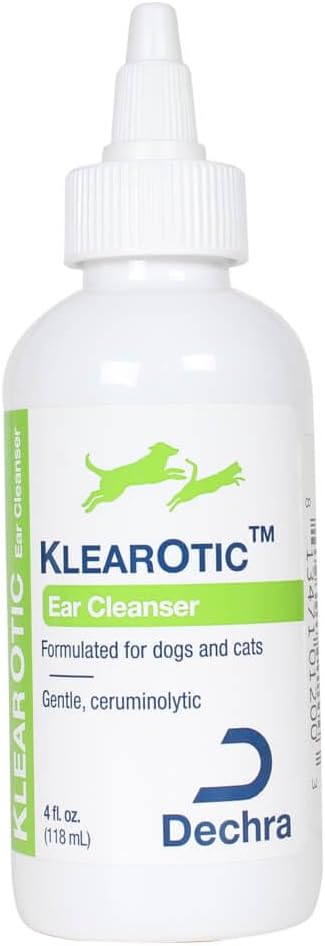 KlearOtic Ear Cleanser for Dogs and Cats, 4 oz