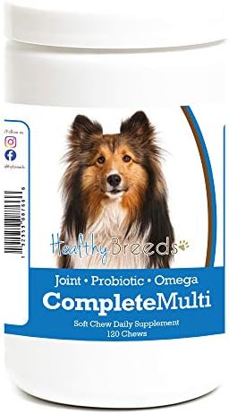 Healthy Breeds Shetland Sheepdog All In One Multivitamin Soft Chew 120 Count