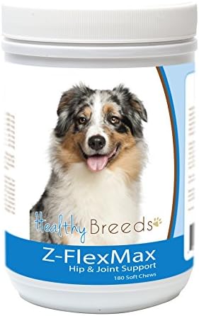 Healthy Breeds Australian Shepherd Z-Flex Max Dog Hip and Joint Support 180 Count