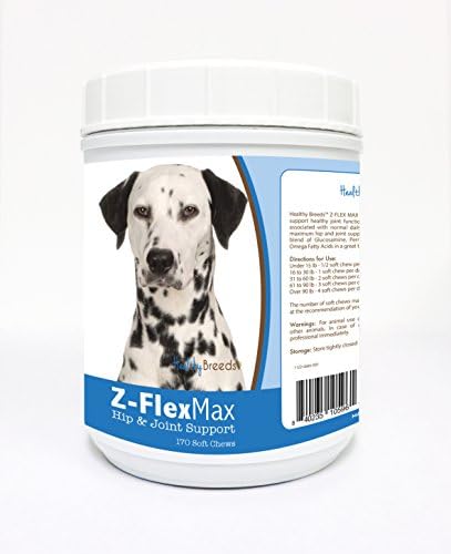 Healthy Breeds Dalmatian Z-Flex Max Hip and Joint Soft Chews 170 Count