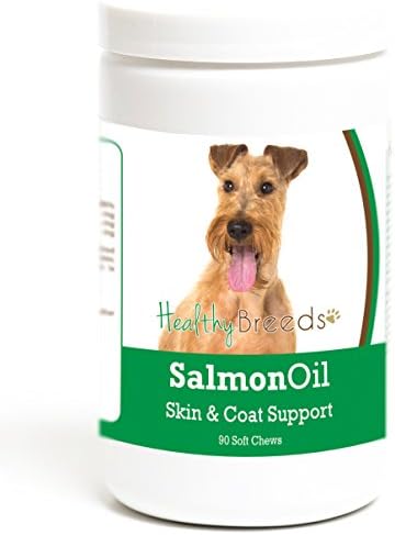 Healthy Breeds Irish Terrier Salmon Oil Soft Chews 90 Count, Brown