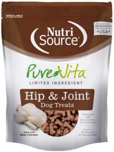 Pure Vita, Dog Treats, Hip & Joint, 6 Oz