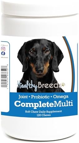 Healthy Breeds Dachshund All in One Multivitamin Soft Chew 120 Count