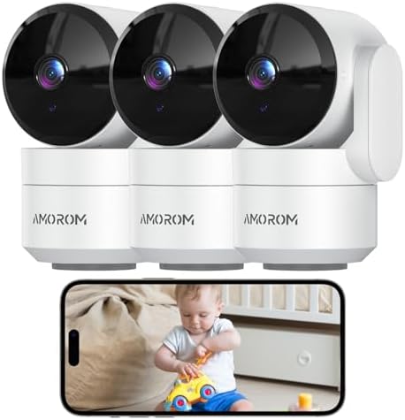 Indoor Security Cameras, Alexa Camera for Baby/Elderly/Pet Monitoring