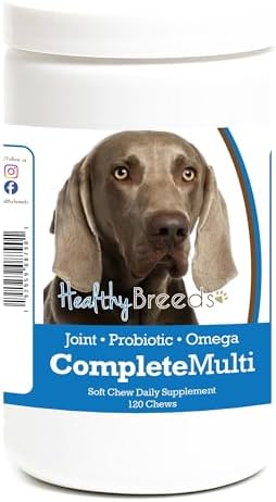 Healthy Breeds Weimaraner All In One Multivitamin Soft Chew 120 Count