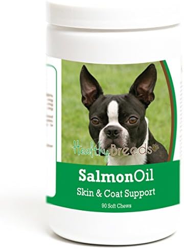 Healthy Breeds Boston Terrier Salmon Oil Soft Chews 90 Count