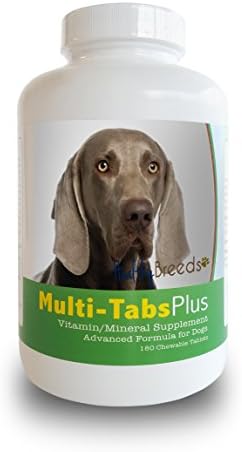 Healthy Breeds Weimaraner Multi-Tabs Plus Chewable Tablets 180 Count
