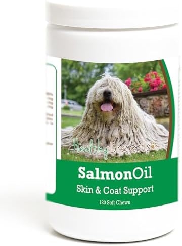 Healthy Breeds Komondorok Salmon Oil Soft Chews 120 Count