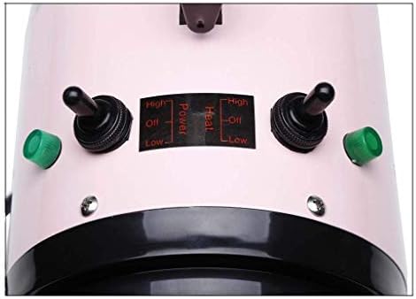 Dog Hair Dryers Blaster, Dog Grooming Dryer, High Velocity Dryer Low Noise, Motorbike Dryer with 3 Nozzles 2.5M Hose, Pink 1 Year Warranty