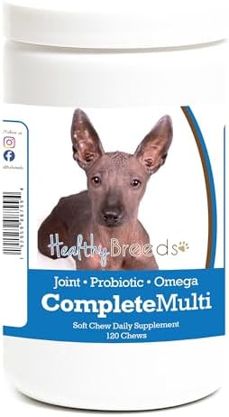 Healthy Breeds Xoloitzcuintli All In One Multivitamin Soft Chew 120 Count