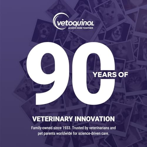 Vetoquinol Flexadin Advanced Hip and Joint Supplement with Undenatured Collagen for Dogs, One Chew a Day Hip and Joint Support Chew for Dogs and Cats, Clinically Proven Vet-Approved Formula, 30 Chews