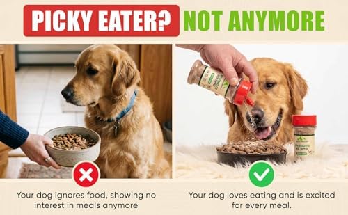 Grass-Fed Beef Organ Topper (7 Oz), Organic and Pasture Raised, Liver, Bone Marrow and Heart, Freeze-Dried, Plant Free, for Dogs and Cats, Made in USA with American Beef