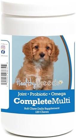 Healthy Breeds Cavapoo All In One Multivitamin Soft Chew 120 Count