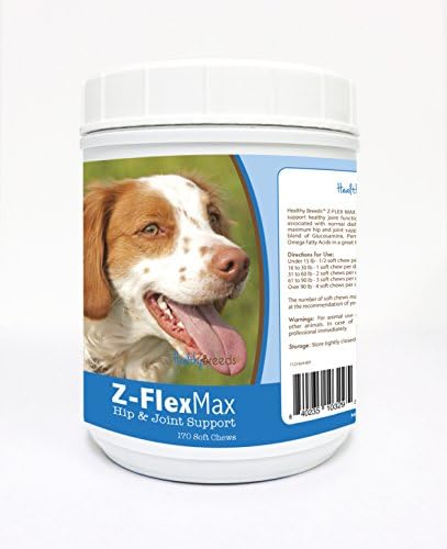 Healthy Breeds Brittany Z-Flex Max Hip and Joint Soft Chews 170 Count