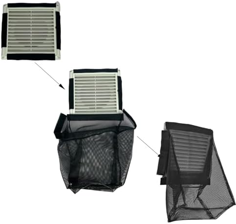 Prriudy Lint Bag for Dryer Vent Outdoor Vent Lint Bag Indoor Vent Lint Trap (2PCS for 5" Vents)