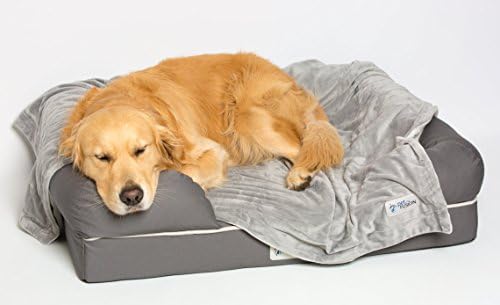 PetFusion Premium Dog & Cat Blanket | Ultra Soft Pet Blanket Available in Plush or Quilted; 2 Colors (Grey; Brown) | Perfect for Small Dogs & Large Dogs
