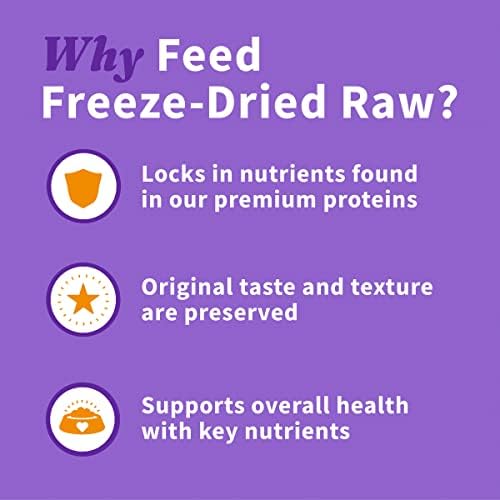 Halo Freeze-Dried Raw Dog Food Topper, Beef & Salmon Recipe, 1 lb