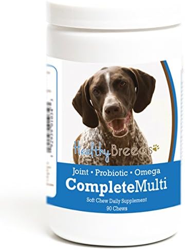 Healthy Breeds German Shorthaired Pointer All In One Multivitamin Soft Chew 90 Count