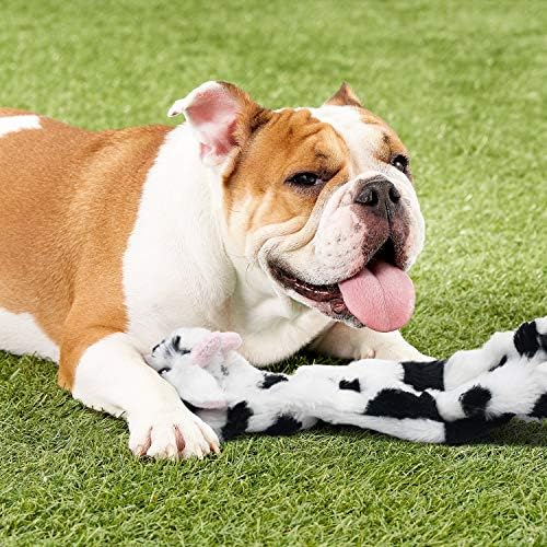 SHARLOVY Dog Squeaky Toys No Stuffing, 3 Pack Crinkle Dog Toys for Small | for Small Breeds or Puppy, Durable Chew Plush Cute Animals Natural for Teething Pet for Boredom