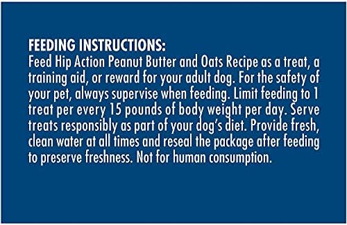 Zuke's Hip Action Hip & Joint Dog Treats Peanut Butter & Oats Recipe, 16 OZ