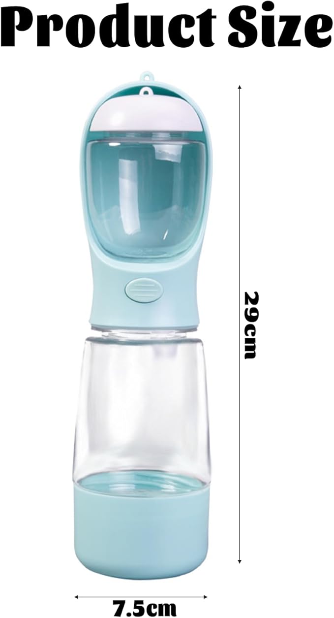 Portable Dog Water Bottle, Blue