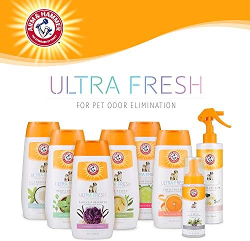 Arm & Hammer Tearless Puppy Shampoo, Coconut Lime Verbena, 16 Fl Oz | 2-in-1 baking soda formula, gentle tear-free wash, suitable for puppies 8 weeks and older
