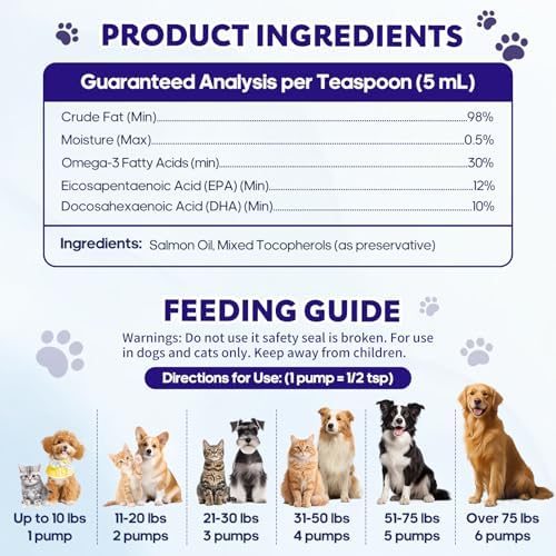 Pet Wild Salmon Oil Supplement 8 oz