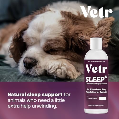 vetr Sleep Melatonin for Dogs & Cats, Chicken, 240mL