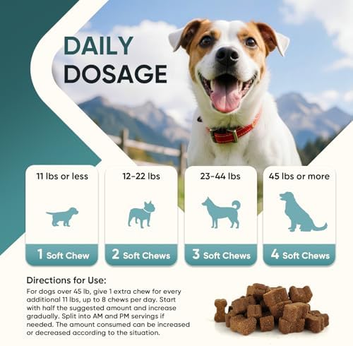 Dog Allergy Chews 200ct - Dog Allergy Itching Skin Paws Immune Relief Bites