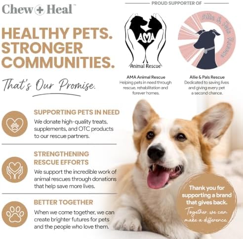 Calming Chews for Dogs - 30 Anxiety Relief Treats - Peanut Butter