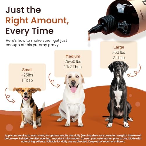 Dog Food Toppers for Dry Food - Savory Roasted Beef Wet Dog Food Topper with Glucosamine, MSM, Beef Bone Broth & Probiotics for Picky Eaters - Hip, Joint & Skin Support, 16 oz