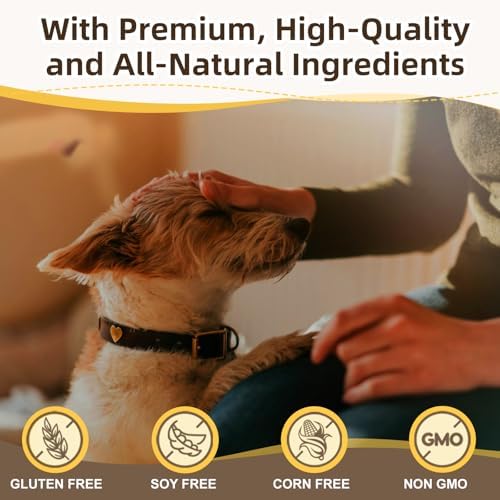 ZEBORA Dog Multivitamin with Glucosamine & Probiotics, 180 Count | With Omega 3 and Probiotics, Supports Dog Digestion, Immunity, Joint, Skin, and Coat Health, Daily Chewable