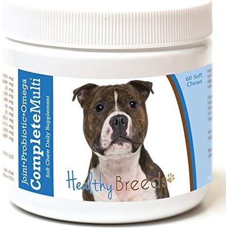 Healthy Breeds Staffordshire Bull Terrier All In One Multivitamin Soft Chew 60 Count