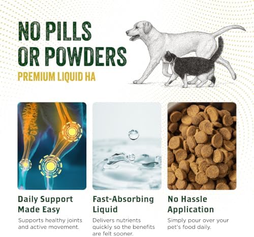 LubriSyn HA Hip & Joint Supplement Plus MSM for Dogs & Cats, 8 oz