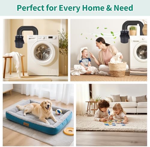 2026 Exclusive 3-in-1 Indoor Dryer Vent Kit with Black Dryer Vent Hose - Dryer Lint Catcher Box Water Filter Bucket - Indoor Dryer Lint Trap for Electric Dryer